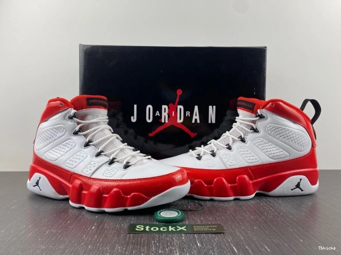 Rep TBK Red 9 Retro Gym White 302370-160 Jordan Air 0824